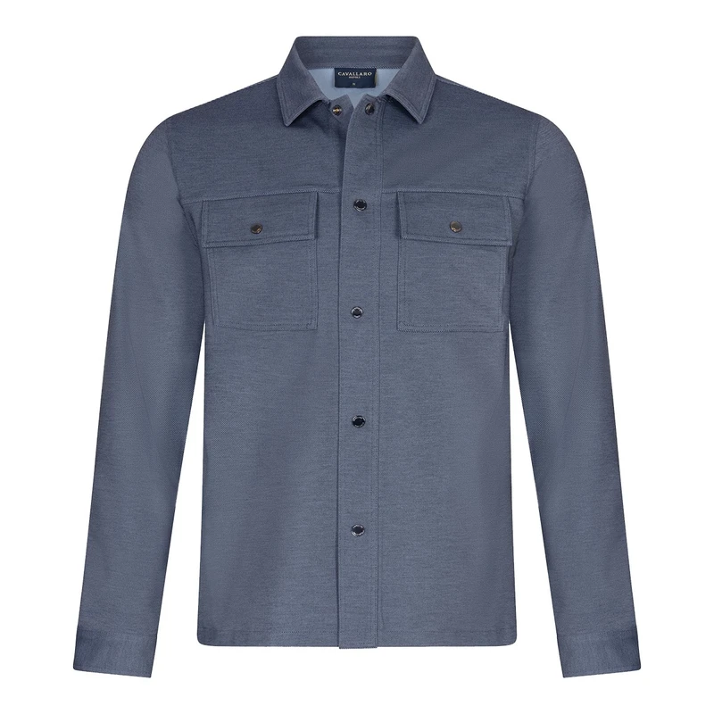 Heren Overshirt Zedenio Cavallaro BLEU