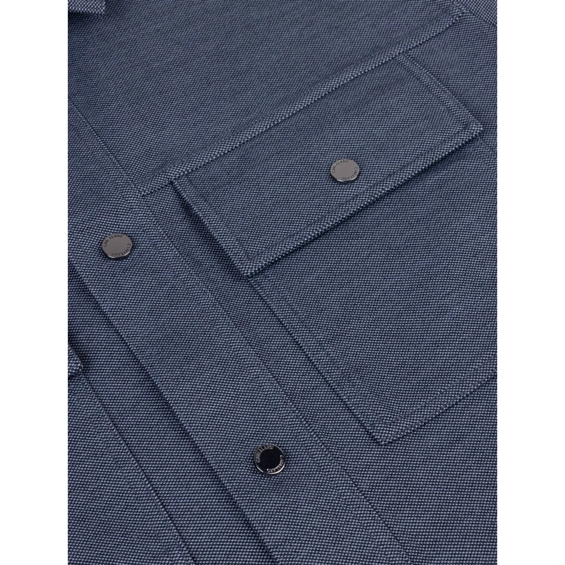 Heren Overshirt Zedenio Cavallaro BLEU