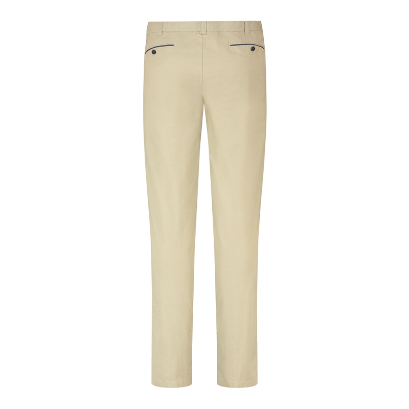 Heren Pantalon 1-11-124 Brighton Blue BEIGE