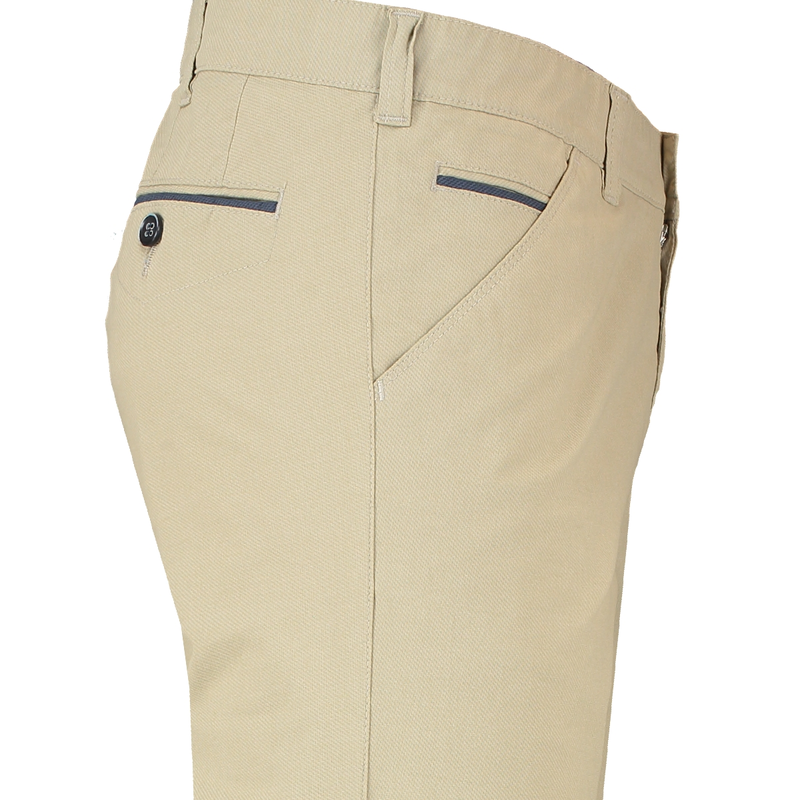 Heren Pantalon 1-11-124 Brighton Blue BEIGE