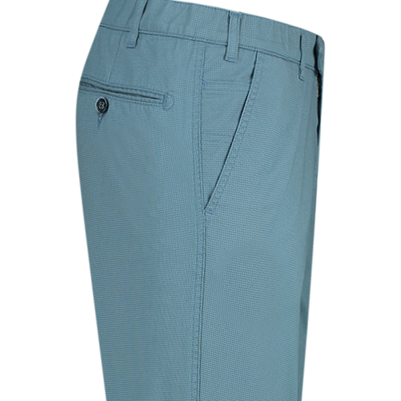 Heren Pantalon 1-11-180 Brighton Blue MIDDEN BLAUW