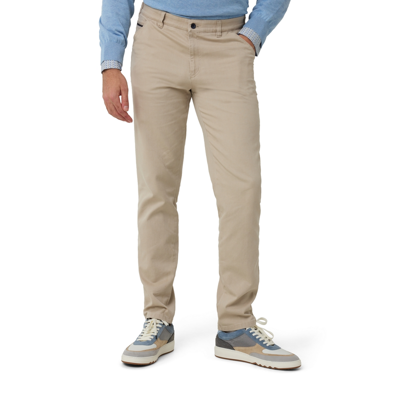 Heren Pantalon 1-11-200 Brighton Blue BEIGE