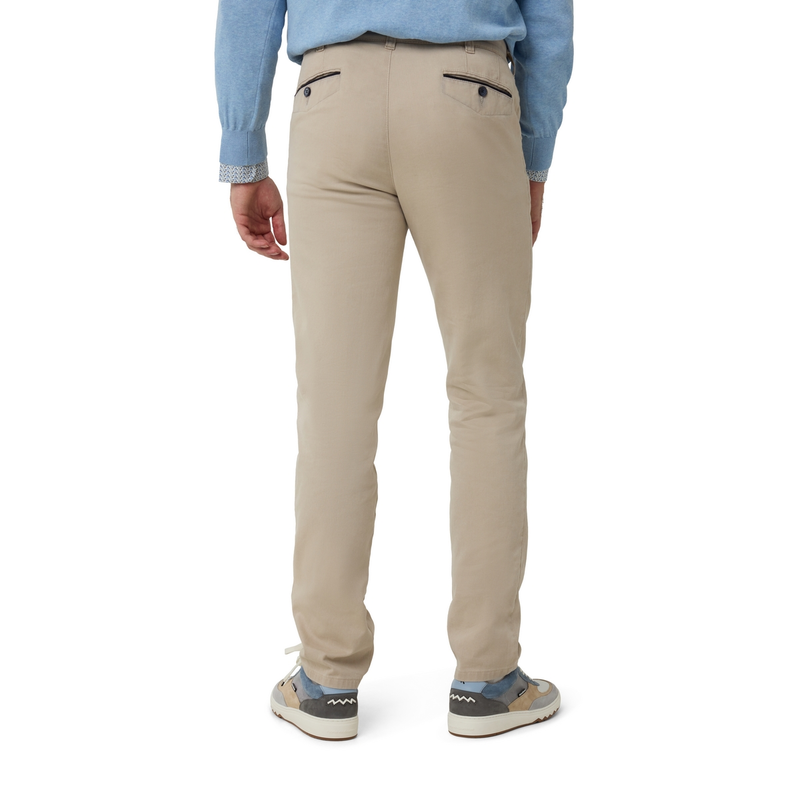 Heren Pantalon 1-11-200 Brighton Blue BEIGE