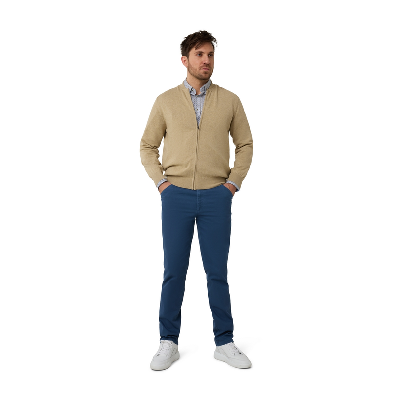 Heren Pantalon 1-11-200 Brighton Blue KOBALT
