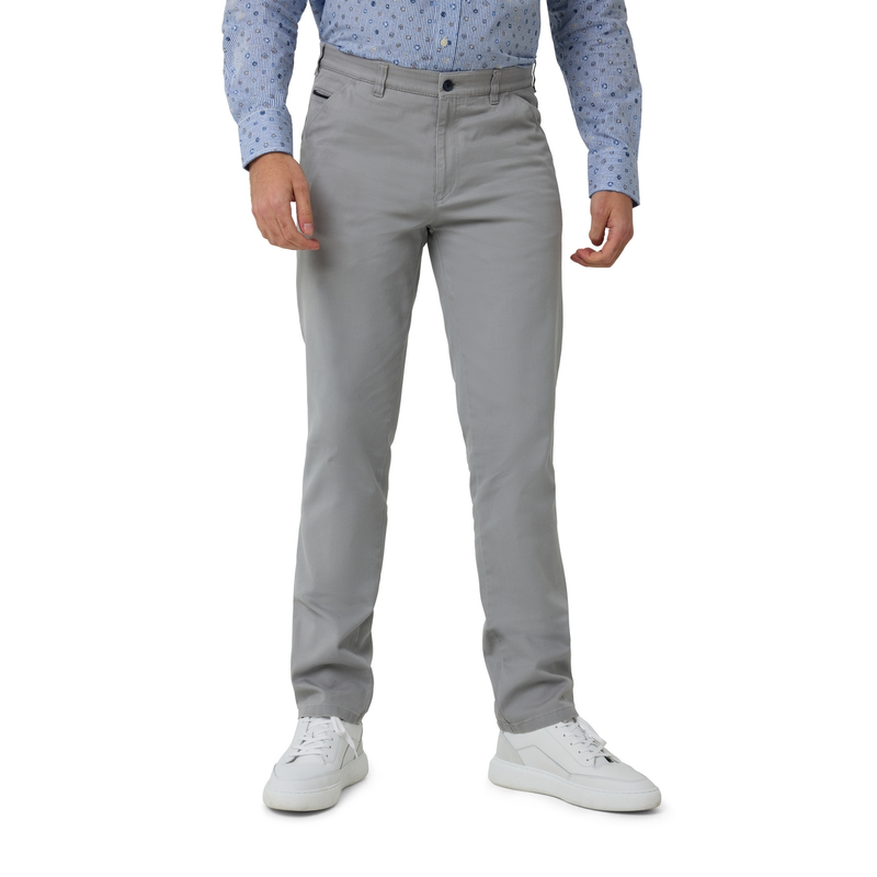 Heren Pantalon 1-11-200 Brighton Blue MIDDEN GRIJS
