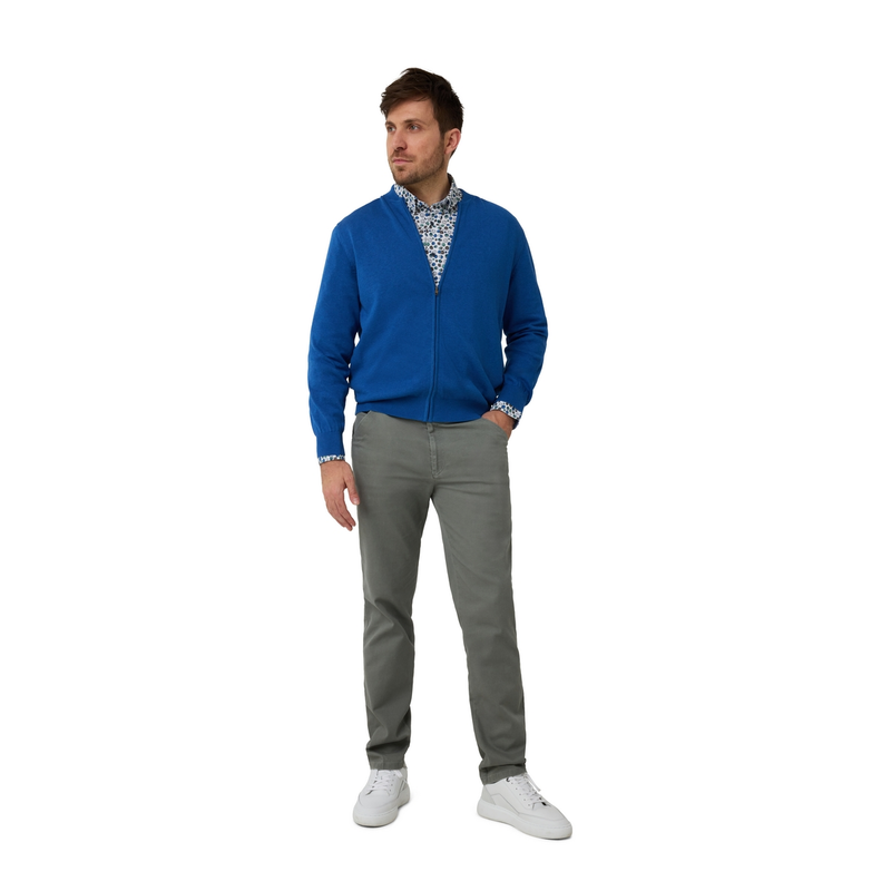 Heren Pantalon 1-11-200 Brighton Blue GROEN