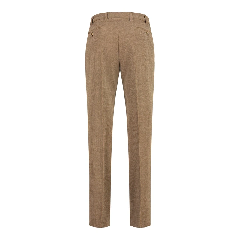 Heren Pantalon 420-1-10-011 wolcord Brighton Blue BEIGE