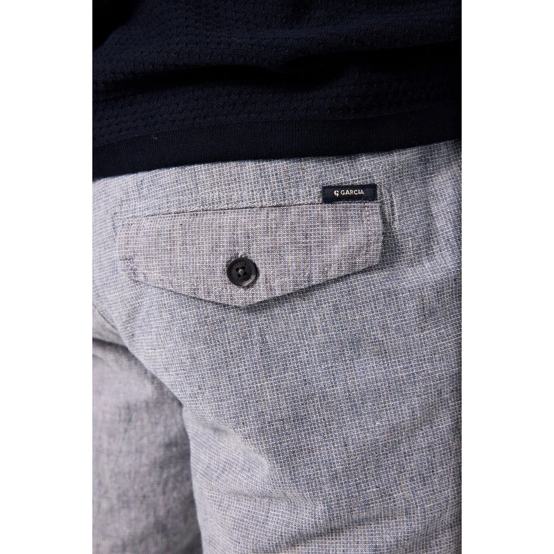 Heren Pantalon C51319 Garcia BLAUW DESSIN