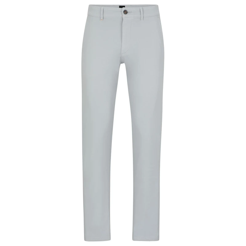 Heren Pantalon Chino _slim 10250807 01 BOSS LICHT GRIJS
