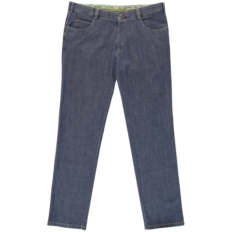 Heren Pantalon DUBAI Art.1-4167 Meyer MID BLUE DENIM