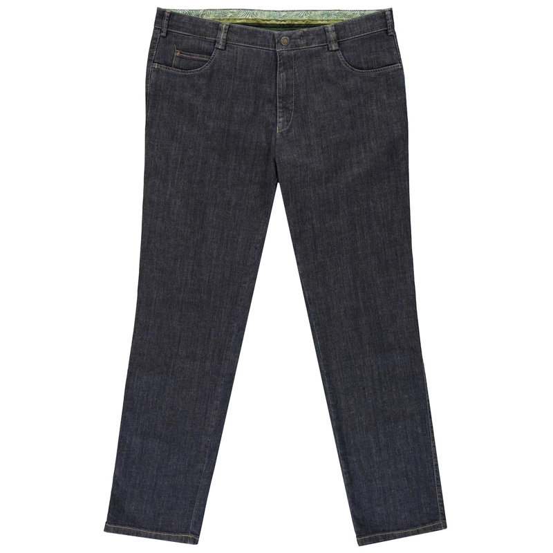 Heren Pantalon DUBAI Art.1-4167 Meyer DARK BLUE DENIM