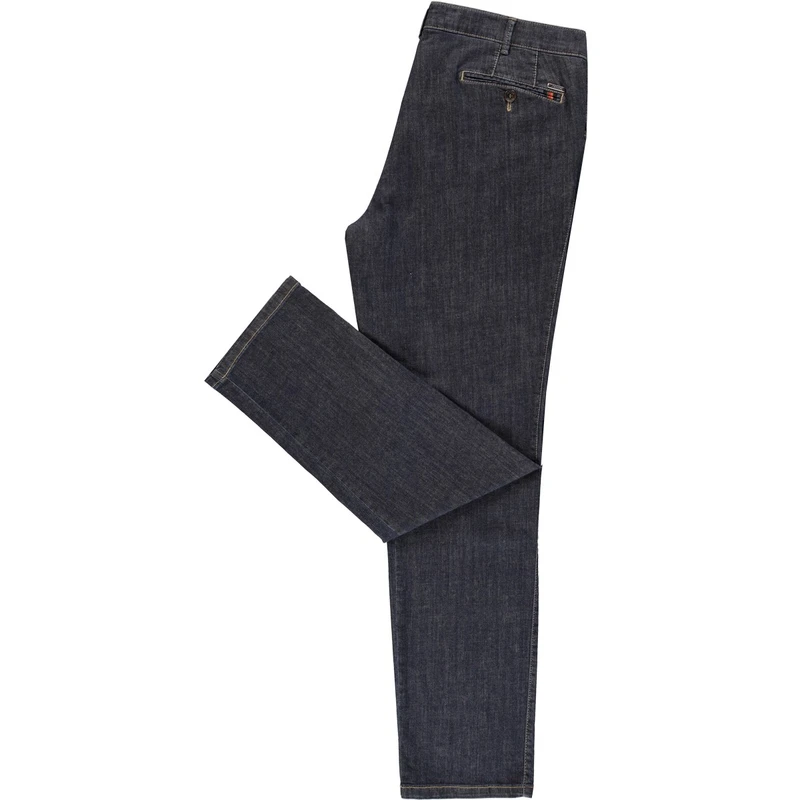 Heren Pantalon DUBAI Art.1-4167 Meyer DARK BLUE DENIM