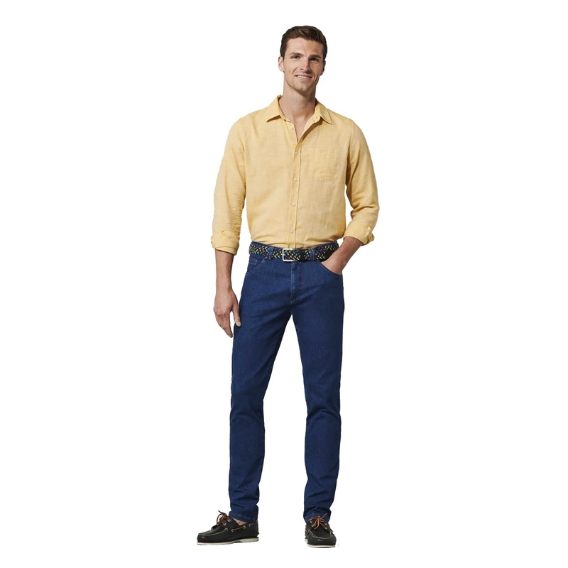 Heren Pantalon DUBLIN Art.1-4122 Meyer MIDDEN BLAUW