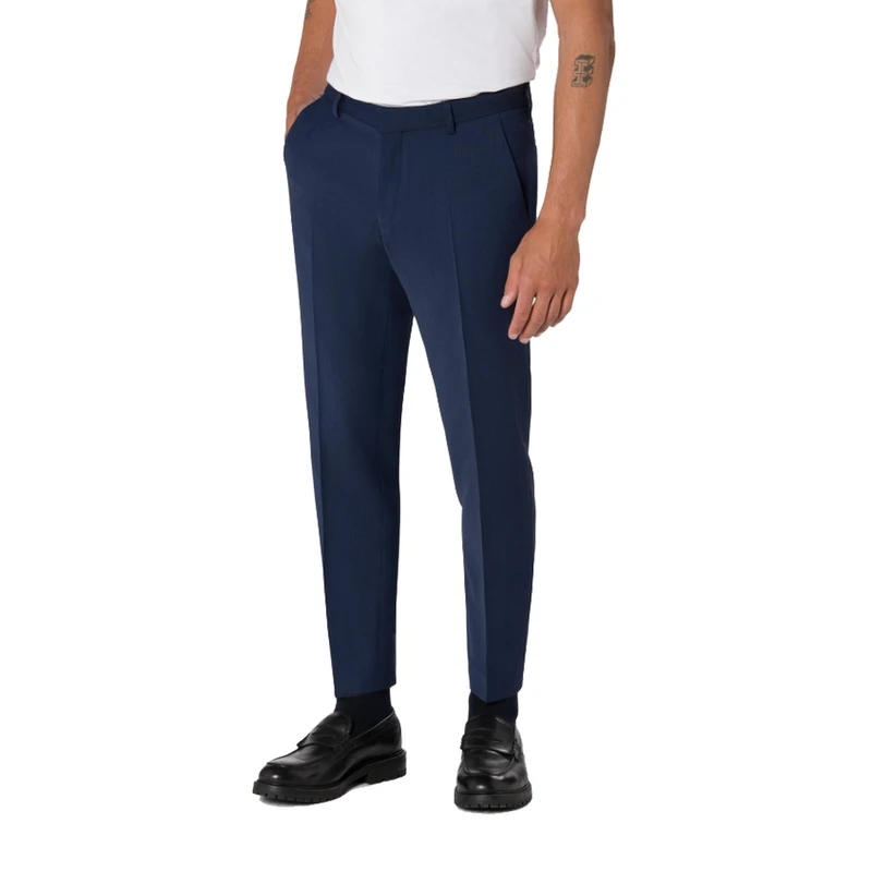 Heren Pantalon-iago 360 Benvenuto MIDDEN BLAUW