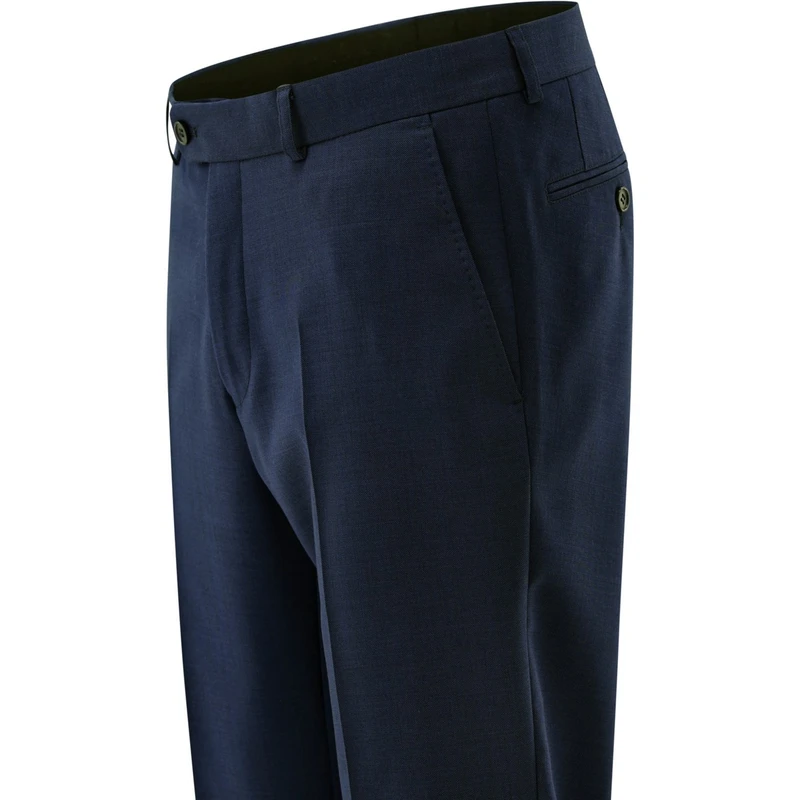 Heren Pantalon Sascha Carl Gross BLAUW DESSIN