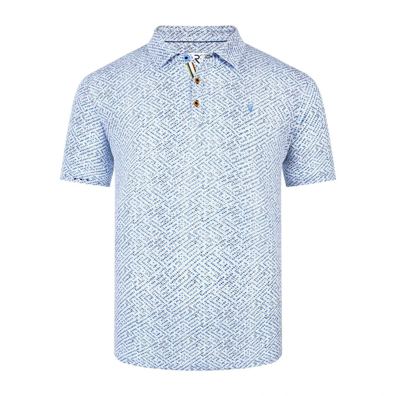 Heren Polo 128.POLO.012 R2 BLEU