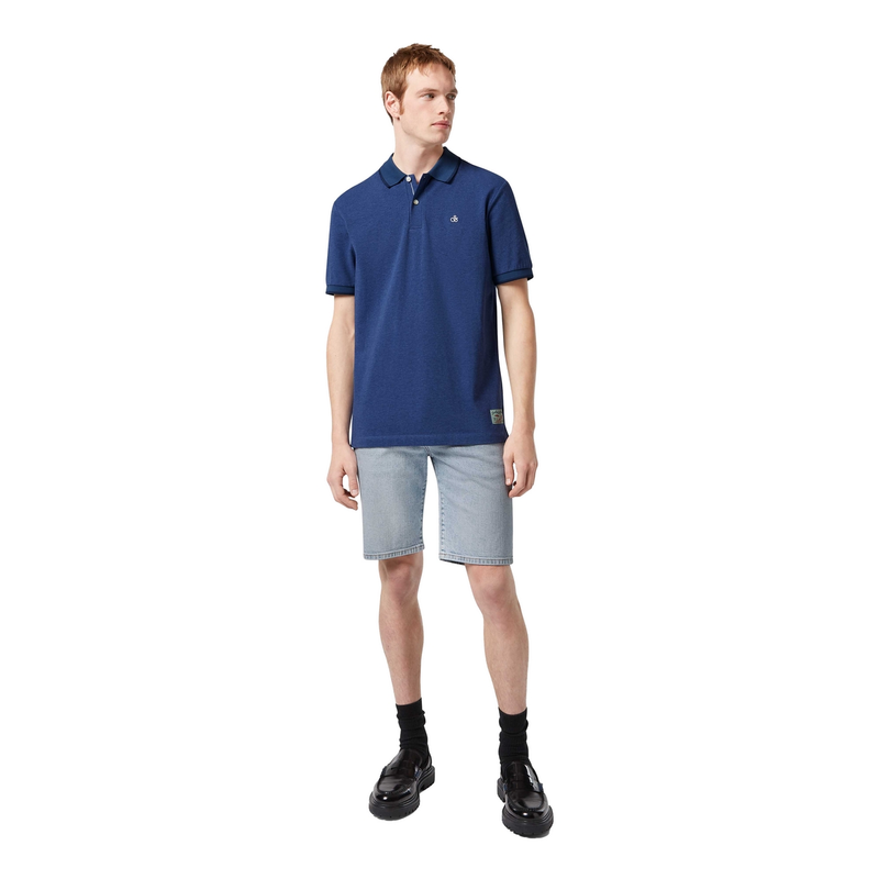 Heren Polo 180101.410 Scotch & Soda KOBALT