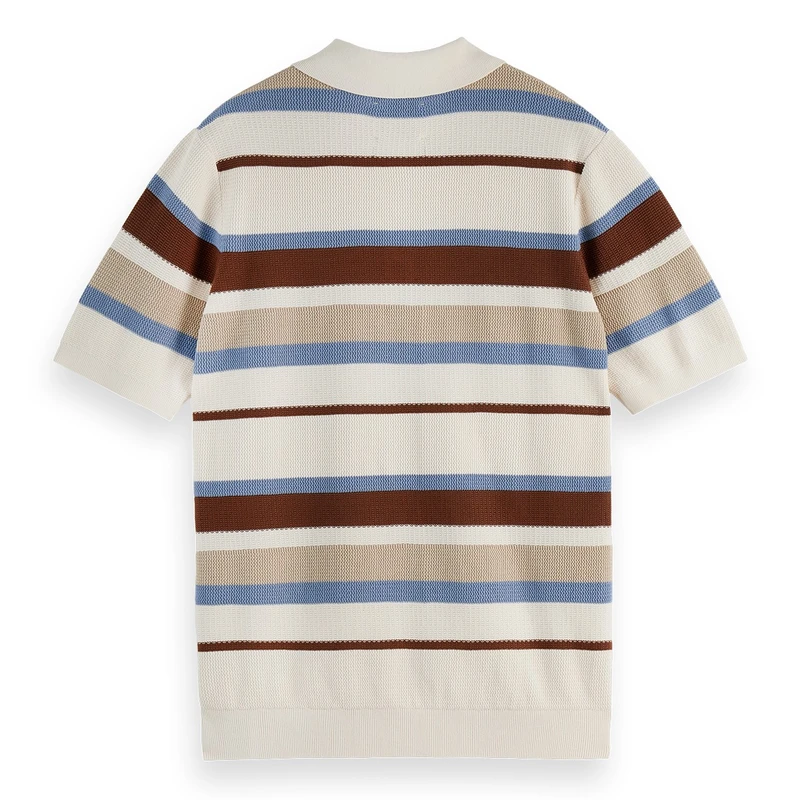 Heren Polo 182380.270 Scotch & Soda TAUPE