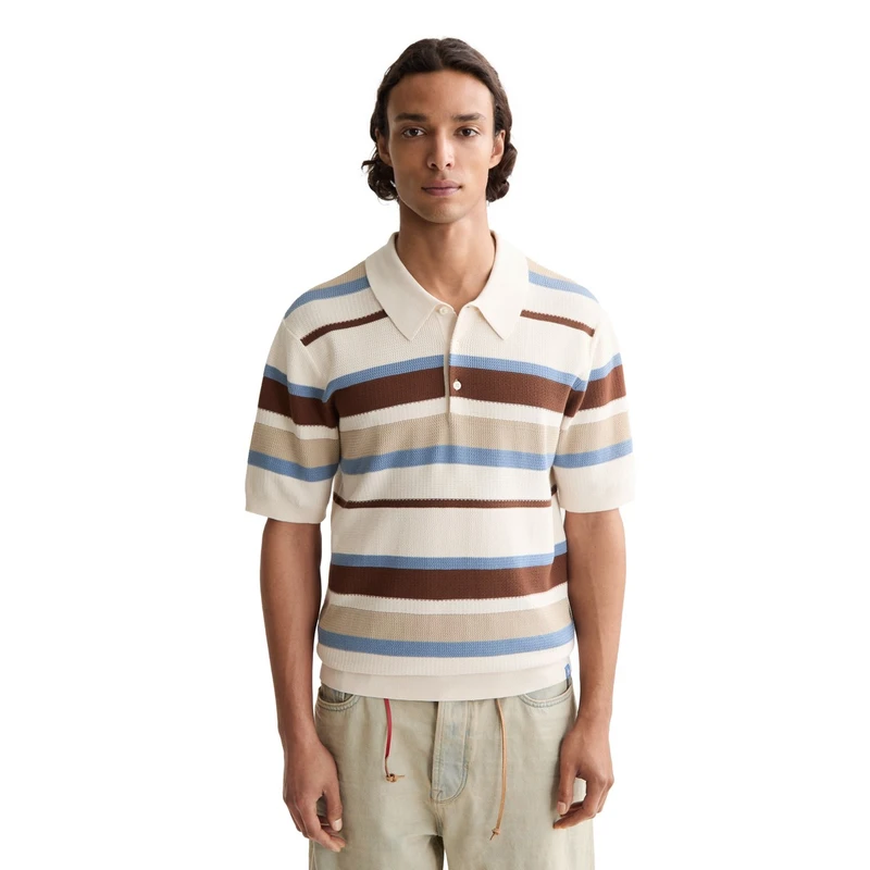 Heren Polo 182380.270 Scotch & Soda TAUPE