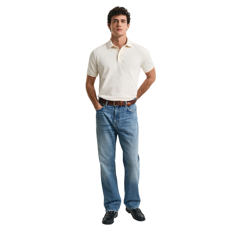 Heren Polo 2014057.164 Gant OFF-WHITE