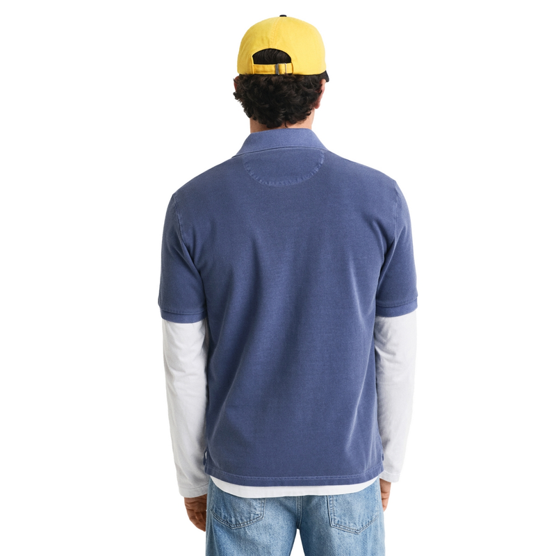 Heren Polo 2014057.401 Gant MIDDEN BLAUW
