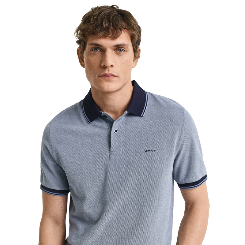 Heren Polo 2057029.401 Gant INDIGO BLUE