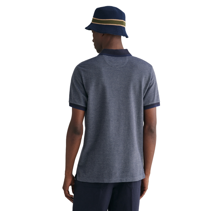 Heren Polo 2057029.423 Gant MIDDEN BLAUW