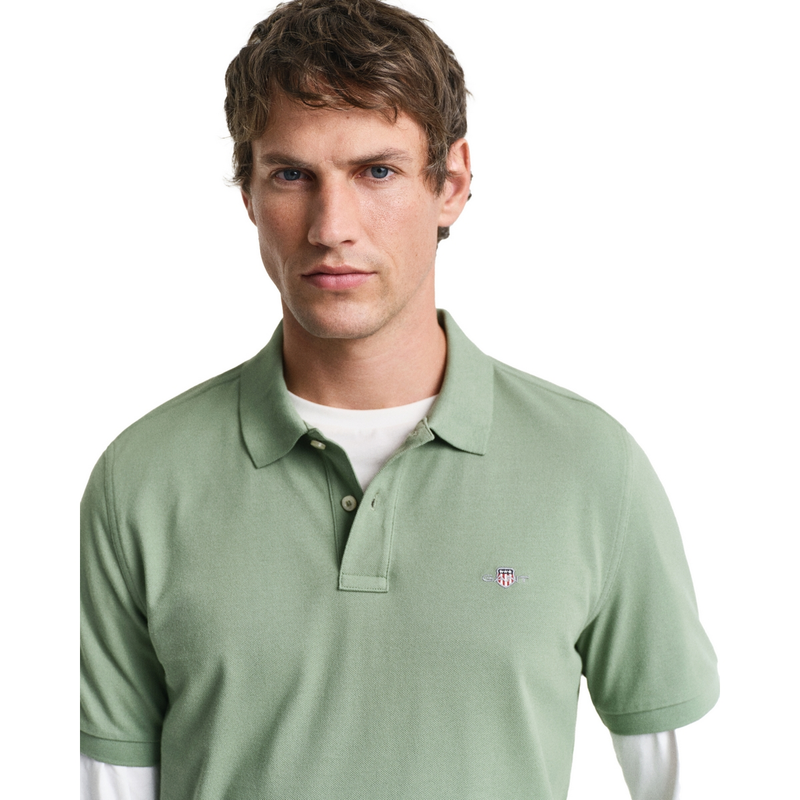 Heren Polo 2210.362 Gant OLIJF