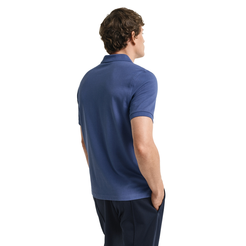 Heren Polo 2210.401 Gant INDIGO BLUE