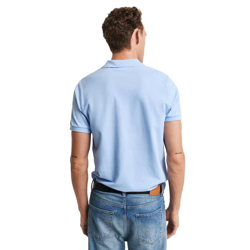 Heren Polo 2210.468 Gant BLAUW MELE