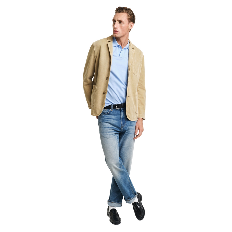Heren Polo 2210.468 Gant BLAUW MELE