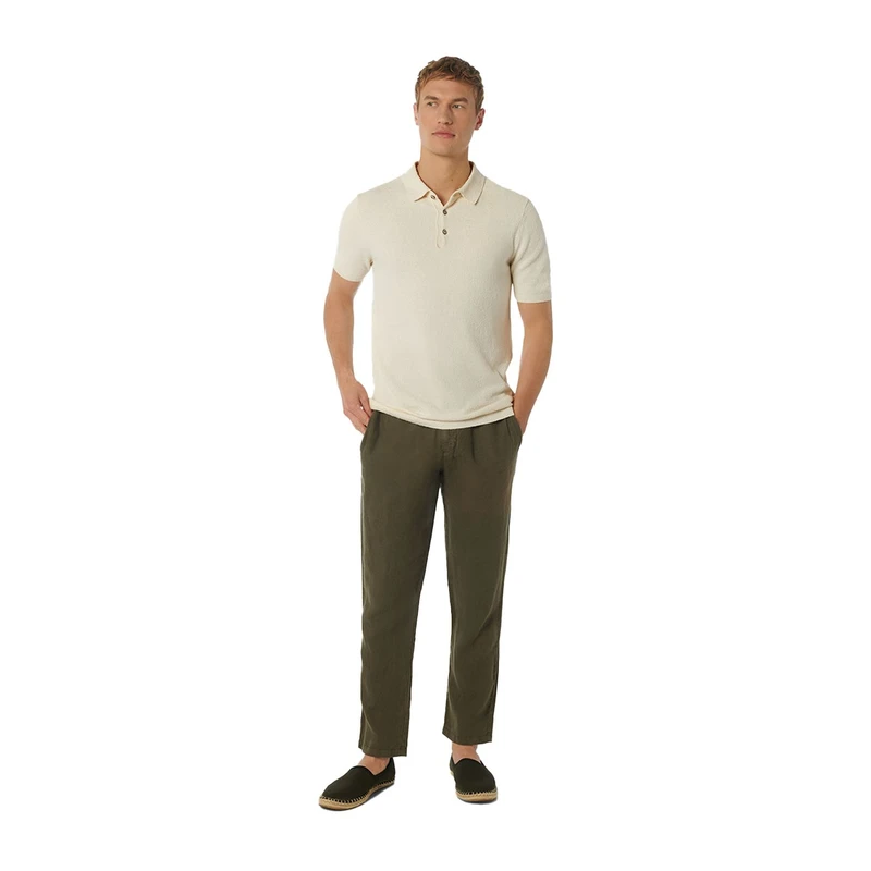 Heren Polo 23210244 No Excess ECRU