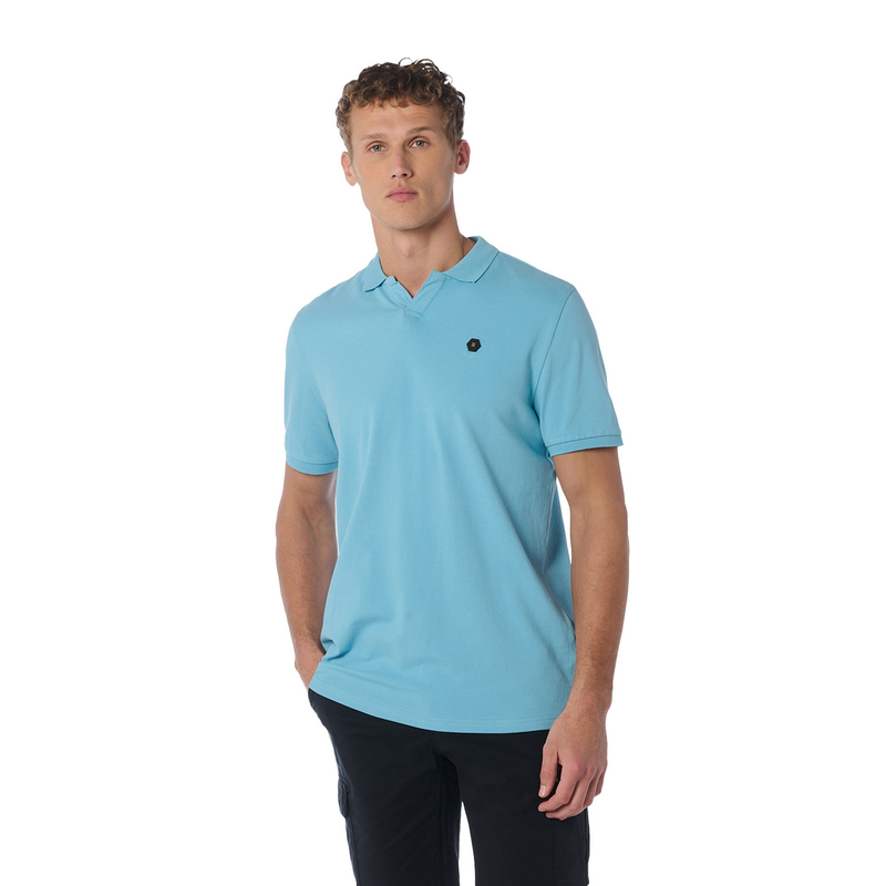 Heren Polo 23390361 No Excess AQUA