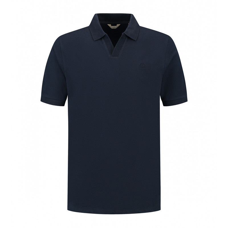 Heren Polo 240022 Bowie V-Neck Dstrezzed NAVY