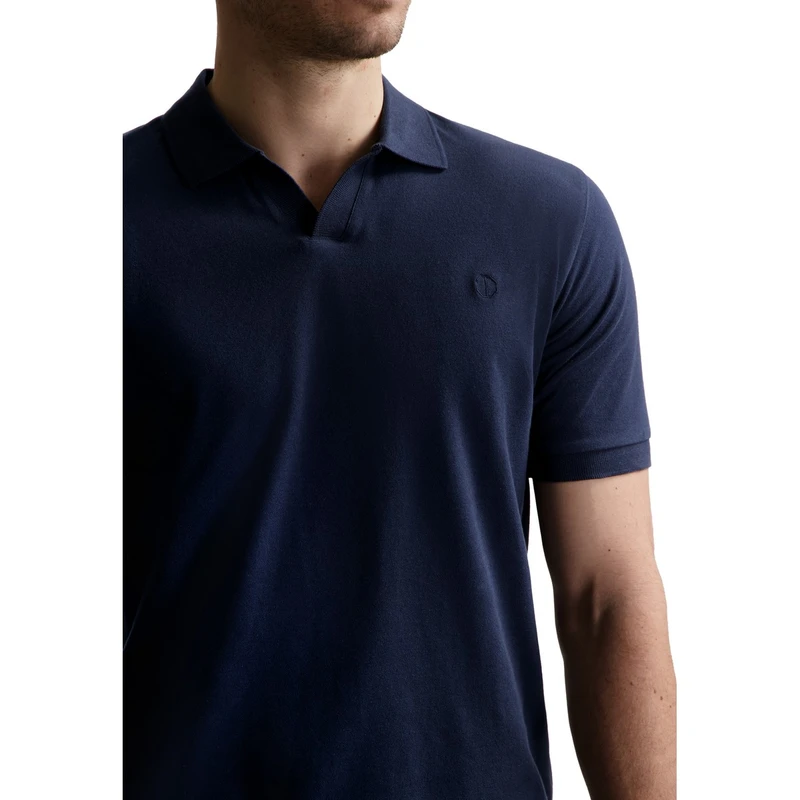 Heren Polo 240022 Bowie V-Neck Dstrezzed NAVY