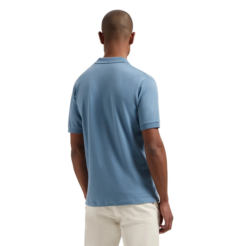 Heren Polo 240022 Bowie V-Neck Dstrezzed BLEU