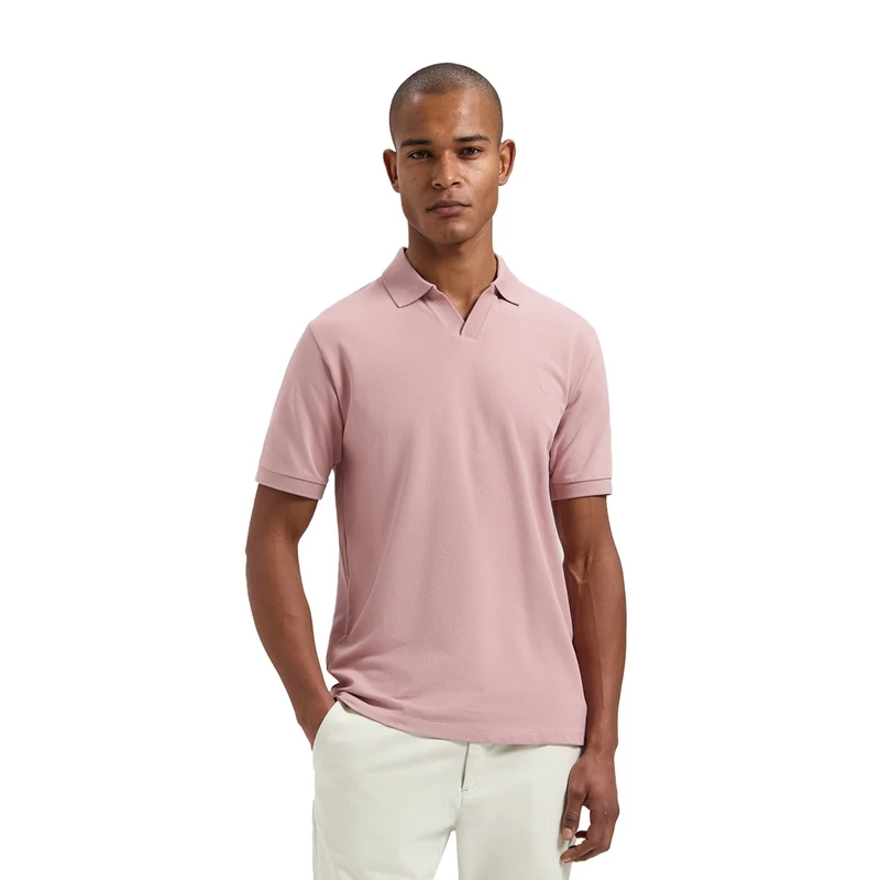 Heren Polo 240022 Bowie V-Neck Dstrezzed ROZE