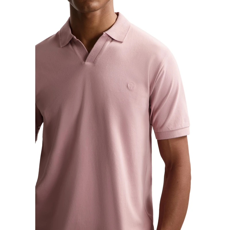 Heren Polo 240022 Bowie V-Neck Dstrezzed ROZE