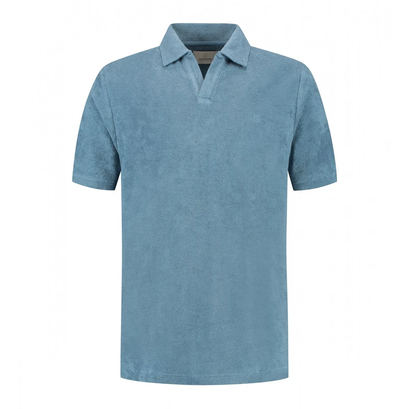 Heren Polo 240030 Roy Dstrezzed BLEU