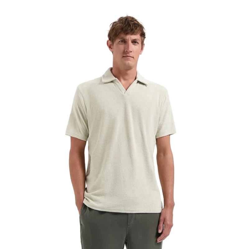 Heren Polo 240030 Roy Dstrezzed MIDDEN GRIJS
