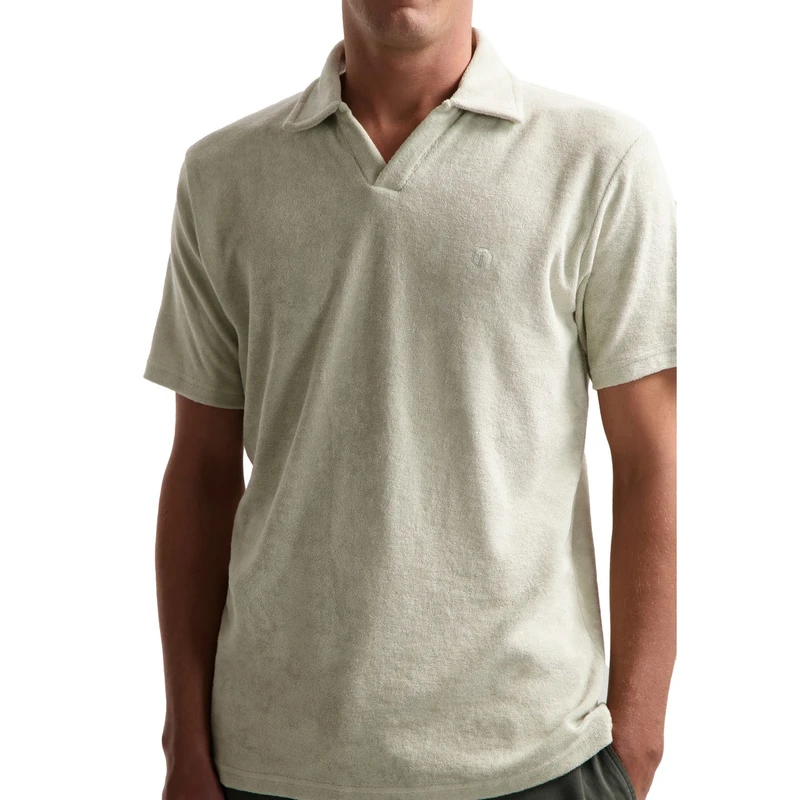Heren Polo 240030 Roy Dstrezzed MIDDEN GRIJS