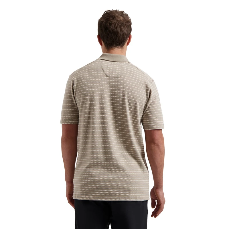 Heren Polo 240152 Alistar Dstrezzed DONKER GRIJS