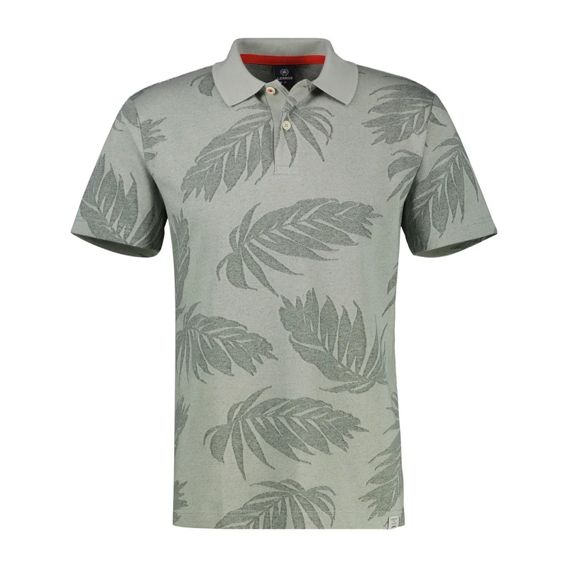 Heren Polo 2553260 Lerros MIDDEN GRIJS