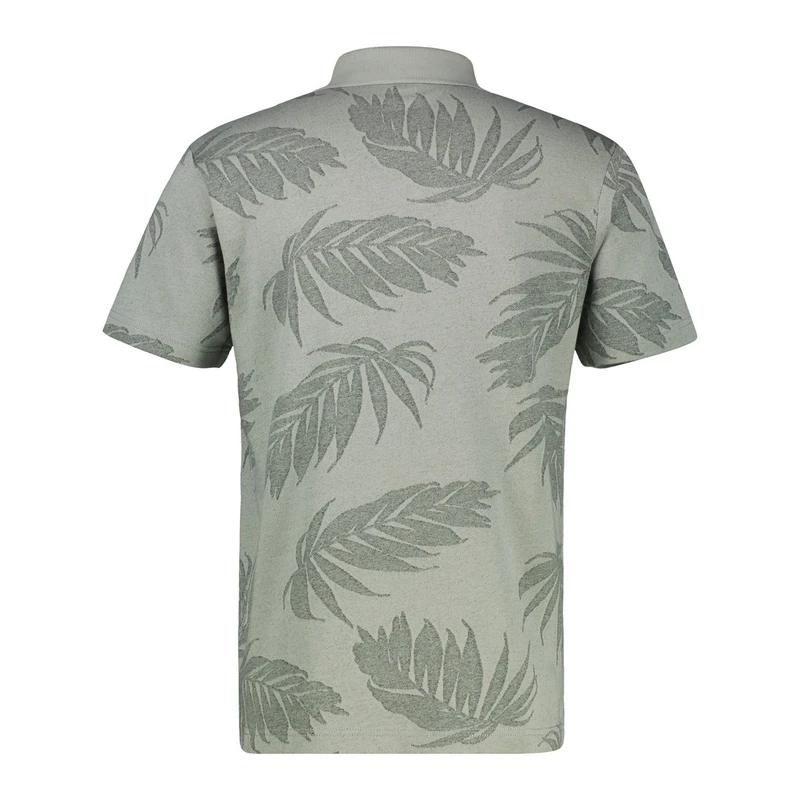 Heren Polo 2553260 Lerros MIDDEN GRIJS