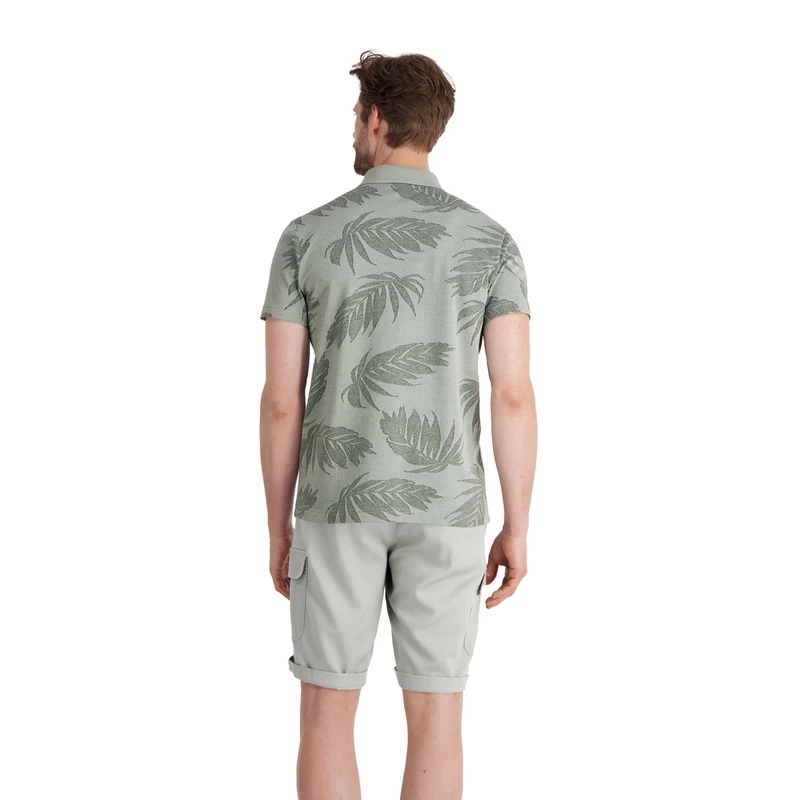 Heren Polo 2553260 Lerros MIDDEN GRIJS