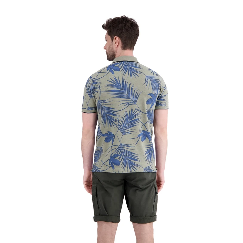 Heren Polo 2563265 Lerros MIDDEN GRIJS