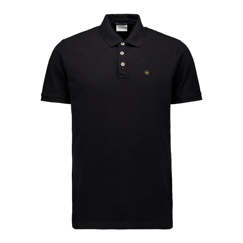 Heren Polo 27380201SN No Excess ZWART