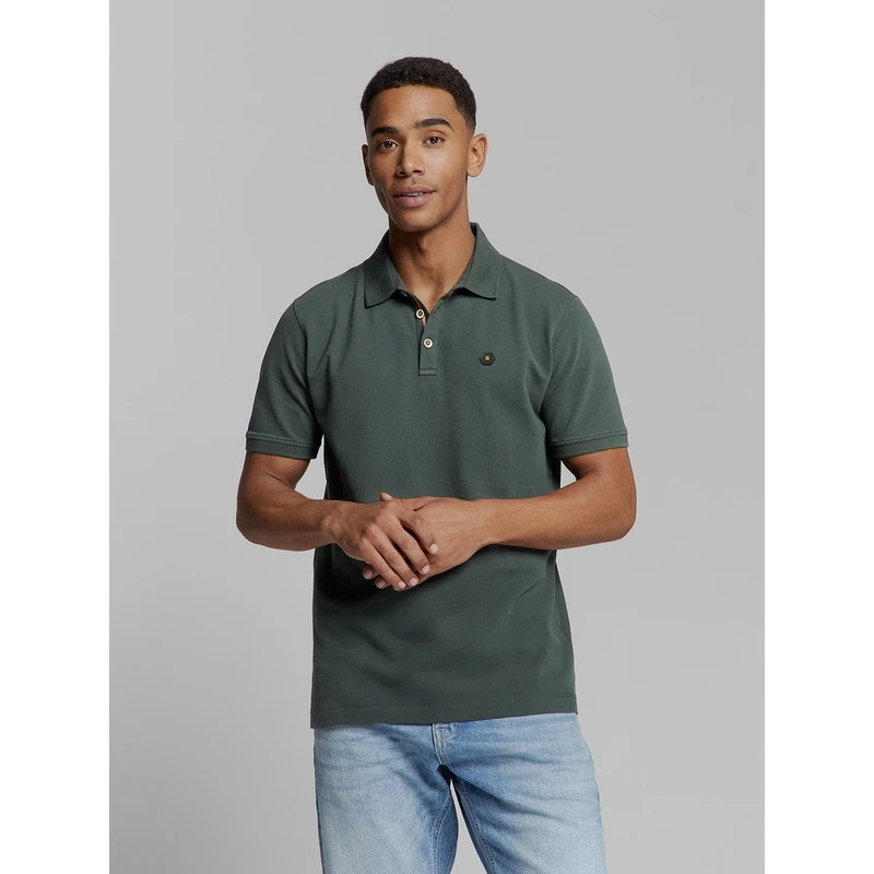 Heren Polo 27380201SN No Excess DONKER GRIJS