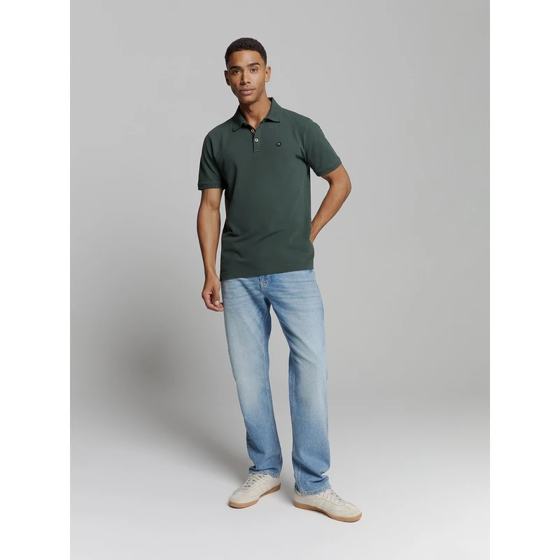 Heren Polo 27380201SN No Excess DONKER GRIJS