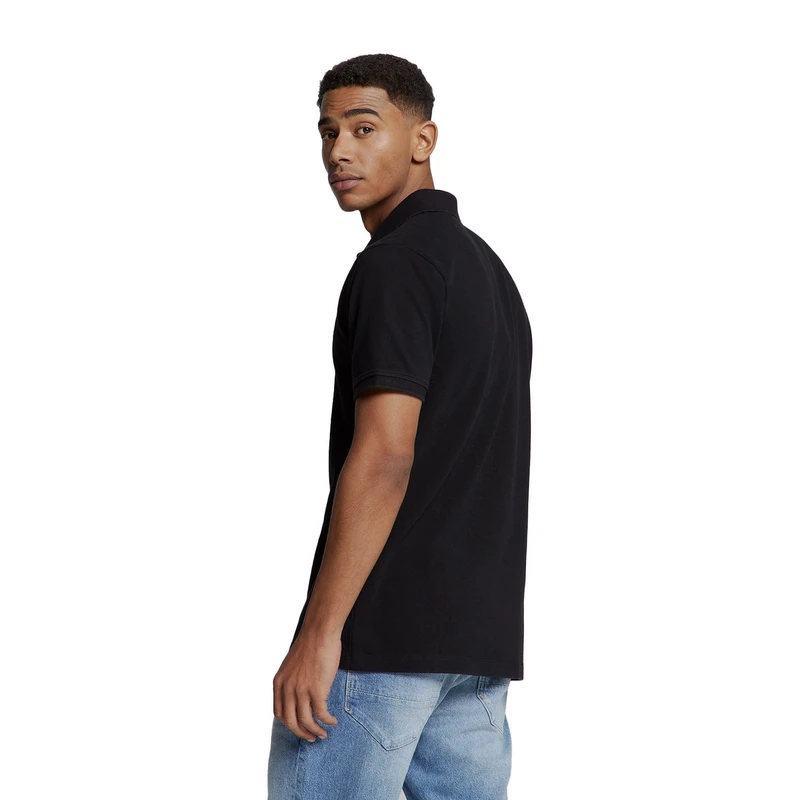 Heren Polo 27380201SN No Excess ZWART